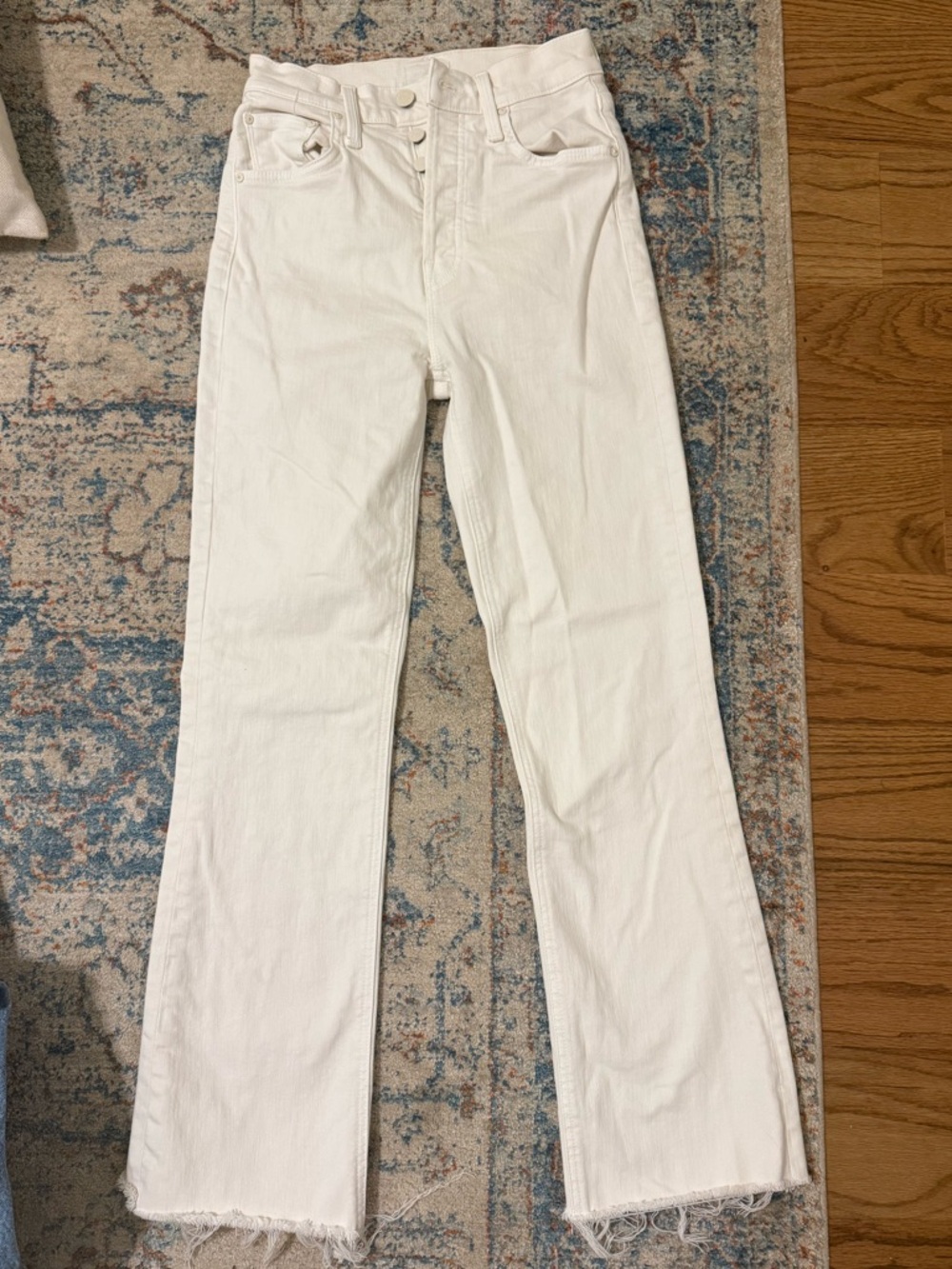 MOTHER JEANS THE TRIPPER ANKLE FRAY PLAY DATE 23 - Picture 3 of 6